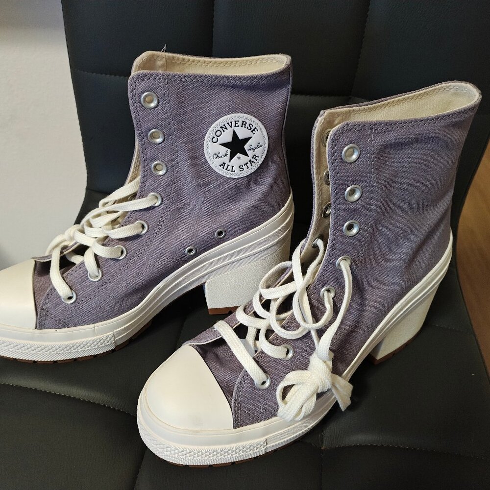 Converse Women's Chuck 70 De Luxe Heels Shoes - Mauve Stone (A12575C) - Picture 2 of 6